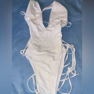 WHITE SHEIN ONE PIECE